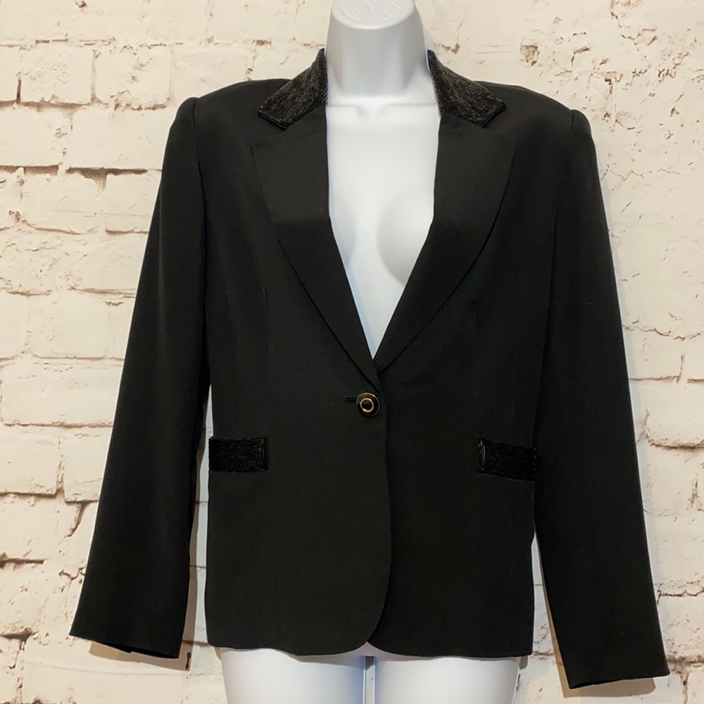 ✨VTG✨90’s Carlisle Silk Blazer, Size 2